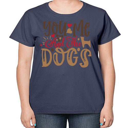 You Me And The Dogs Style 52# - dogs-  Ladies T-Shirt