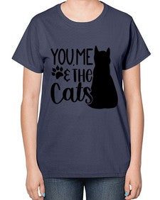 You Me The Cat Style 110# - cats-  Ladies T-Shirt