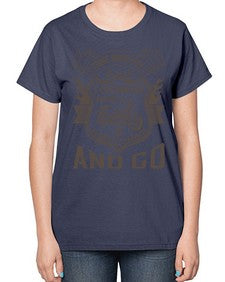 Young riders pick a destination and go old riders pick a dissection and go 84# - motorcycle-  Ladies T-Shirt
