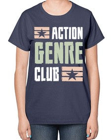 action genre club 59# - video games-  Ladies T-Shirt