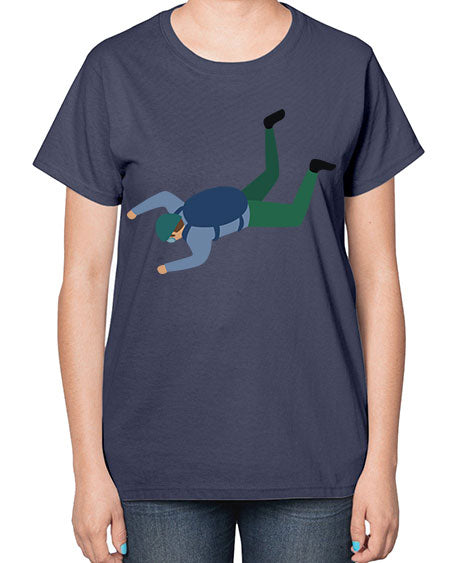 all in one 01# - parachute-  Ladies T-Shirt