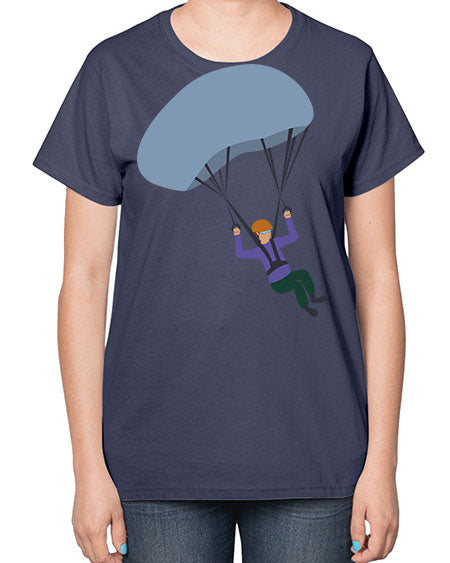 all in one 06# - parachute-  Ladies T-Shirt