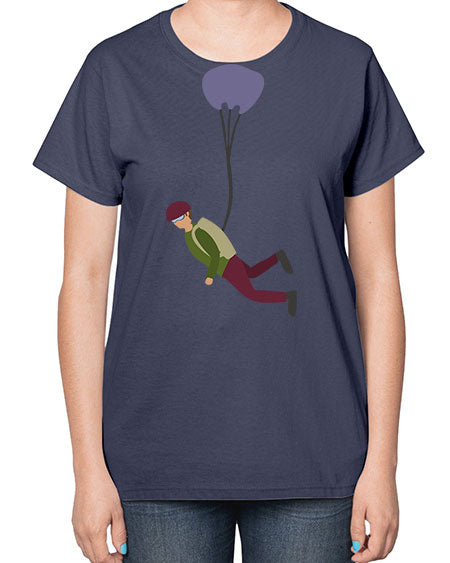 all in one 09# - parachute-  Ladies T-Shirt