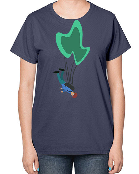 all in one 12# - parachute-  Ladies T-Shirt