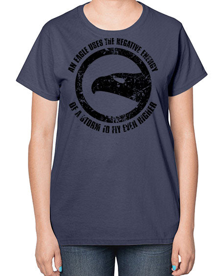 an eagle uses the negative energy 5# - birds-  Ladies T-Shirt