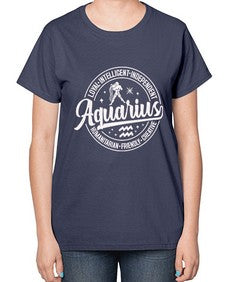 aquarius 77# - aquarius-  Ladies T-Shirt