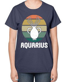 aquarius 78# - aquarius-  Ladies T-Shirt