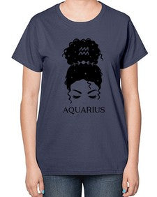 aquarius 81# - aquarius-  Ladies T-Shirt