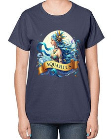 aquarius 84# - aquarius-  Ladies T-Shirt
