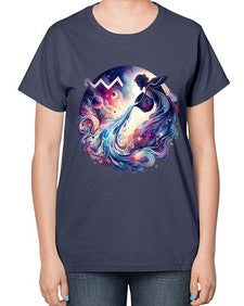 aquarius 89# - aquarius-  Ladies T-Shirt