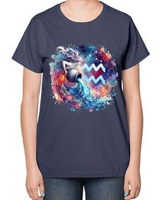 aquarius 90# - aquarius-  Ladies T-Shirt