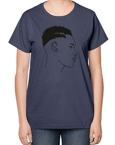 beardman 49# - black boys or men-  Ladies T-Shirt
