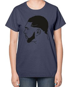 beardman 55# - black boys or men-  Ladies T-Shirt