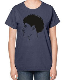 beardman 58# - black boys or men-  Ladies T-Shirt