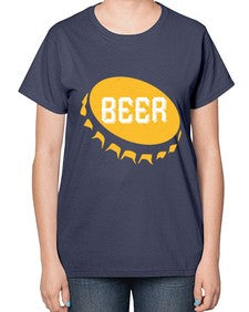 beer 633# - beer-  Ladies T-Shirt