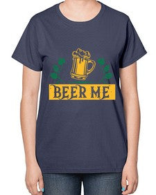 beer me 655# - beer-  Ladies T-Shirt