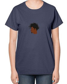 black man 29# - black boys or men-  Ladies T-Shirt
