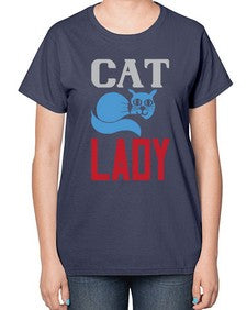 cat lady Style 31# - cats-  Ladies T-Shirt