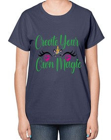 create your own magic 83# - unicorn-  Ladies T-Shirt