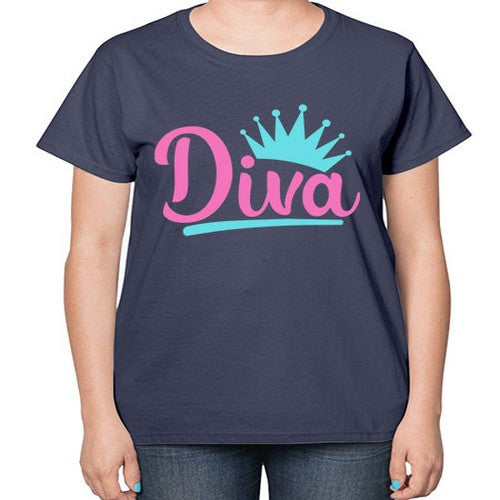 diva Style 121# - dogs-  Ladies T-Shirt
