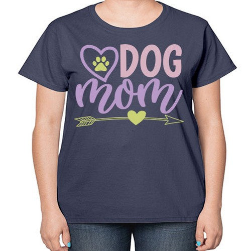 dog mom copy 85# - dogs-  Ladies T-Shirt