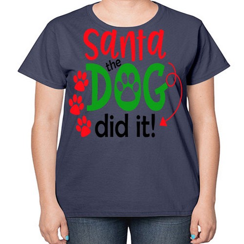 dogdidit 121# - dogs-  Ladies T-Shirt