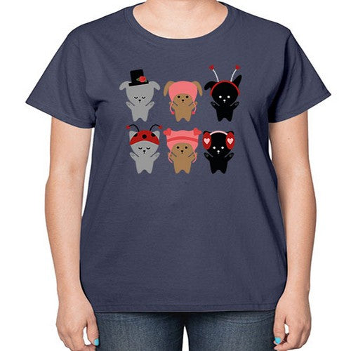dogs 138# - dogs-  Ladies T-Shirt
