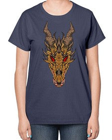 dragon 179# - dragon-  Ladies T-Shirt