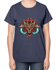dragon 192# - dragon-  Ladies T-Shirt