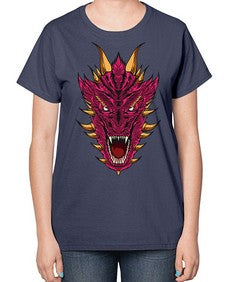 dragon 194# - dragon-  Ladies T-Shirt