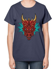 dragon 195# - dragon-  Ladies T-Shirt