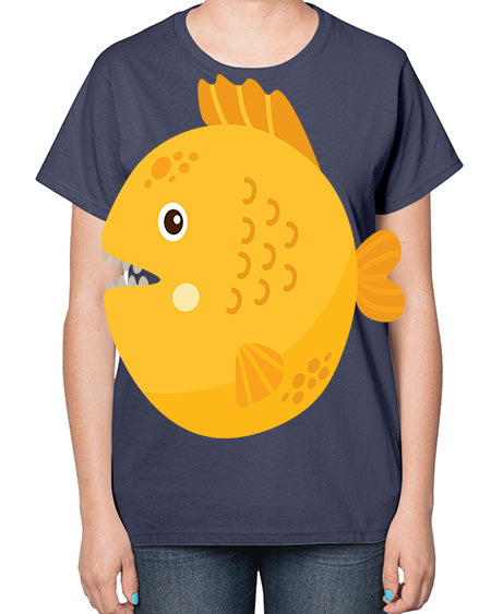 fish 55# - shark-fish-  Ladies T-Shirt