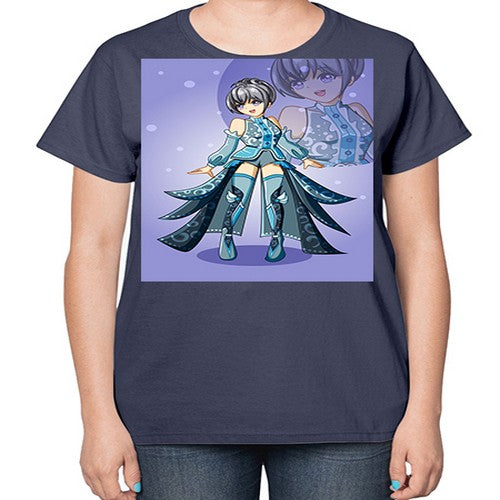 game of beautiful girl140# - anime-  Ladies T-Shirt