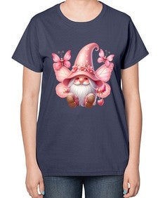 gnome with butterfly 02# - gnome-  Ladies T-Shirt