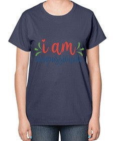 i am compassionate Style 107# - motivation-  Ladies T-Shirt