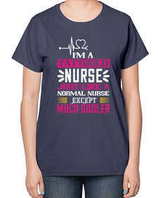 i am tattooed nurse just like a Style 863# - nurse-  Ladies T-Shirt
