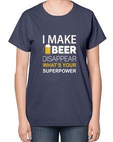 i make beer 1145# - beer-  Ladies T-Shirt