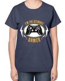 im the ultimate gamer 122# - video games-  Ladies T-Shirt