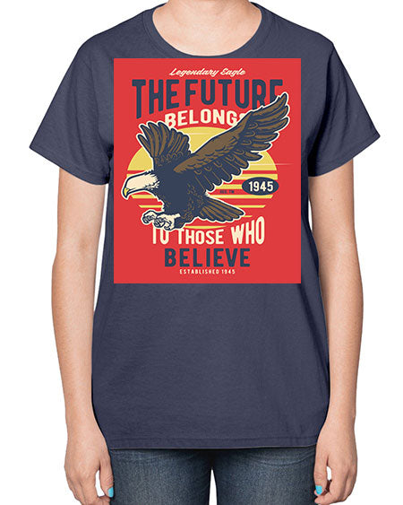 legendary eagle 55# - birds-  Ladies T-Shirt