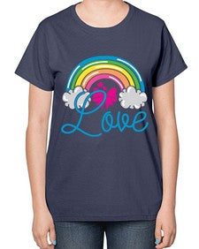 love 276# - unicorn-  Ladies T-Shirt
