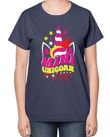 mini unicorn 307# - unicorn-  Ladies T-Shirt