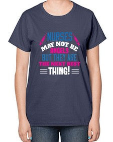 nurse may not be angels Style 1180# - nurse-  Ladies T-Shirt