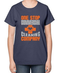 one stop commercial cleaning company Style 332# - cleaner-  Ladies T-Shirt