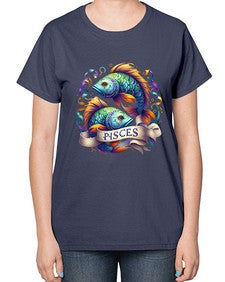 pisces 361# - pisces-  Ladies T-Shirt