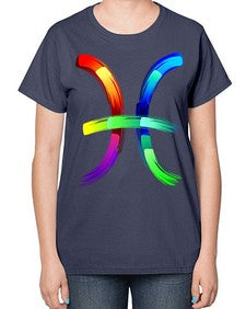 pisces 370# - pisces-  Ladies T-Shirt
