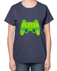 player 38# - video games-  Ladies T-Shirt