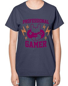 professional gamer 148# - video games-  Ladies T-Shirt