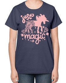 quotes of unicorns just magic just magic 350# - unicorn-  Ladies T-Shirt