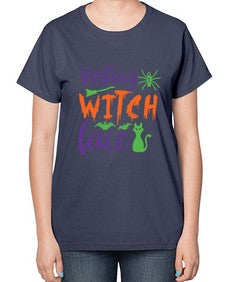 resting witch face 25# - witch-  Ladies T-Shirt