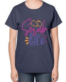 scrub life Style 1380# - nurse-  Ladies T-Shirt